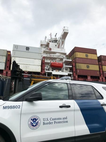 CBP seized the MSC Gayane July 4, 2019 following the record cocaine seizure two weeks earlier.