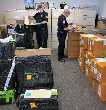 CBP and FDA work together to inspect items being imported into the U.S.