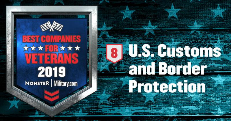 CBP nmed a best company for veterans. 