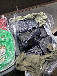 Metropolitan Washington Airports Authority Police officers arrested a Texas woman after U.S. Customs and Border Protection officers discovered 71 pounds of marijuana in her baggage on November 22, 2024.