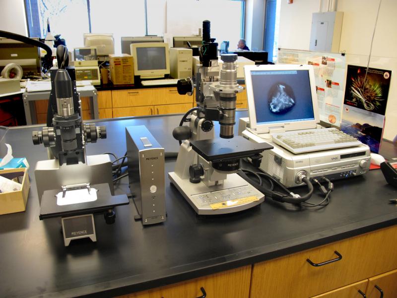 Current view of equipment in the CBP headquarters lab in Newington, Virginia. Photo courtesy of CBP