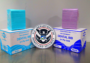 U.S. Customs and Border Protection officers recently seized over $450,000 in Baltimore-bound dental products from China for violating country of origin marking laws.