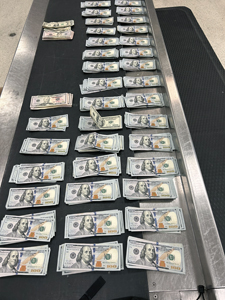 U.S. Customs and Border Protection officers seized $36,834 from a Columbus man at Philadelphia International Airport on Sunday after the traveler violated currency reporting laws. Travelers may carry as much currency and other monetary instruments that they wish; however, amounts of $10,000 or more must be reported to CBP officers on behalf of the U.S. Treasury Department. 