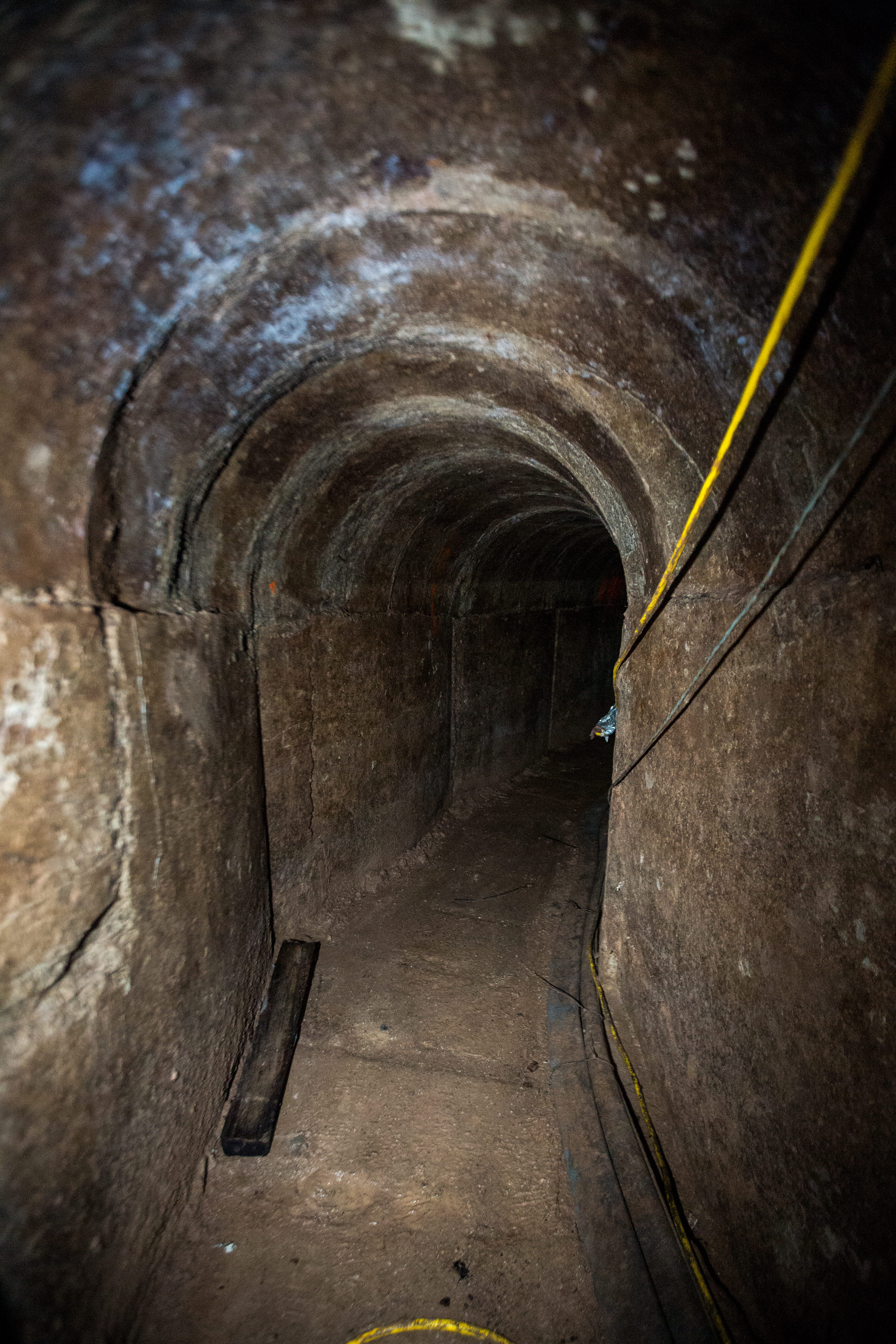 A view inside the sophisticated Douglas Tunnel, discovered in 1991.