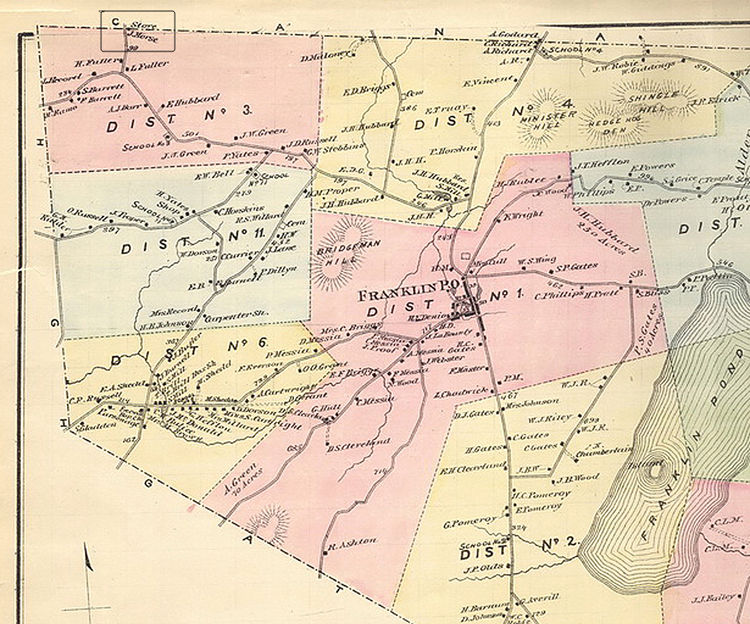 1871 Franklin County, Vt. Map