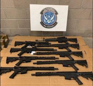 CBP officers in Douglas seized cache of weapons