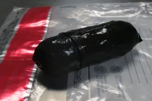 Fentanyl filled bundle seized by CBP officers.