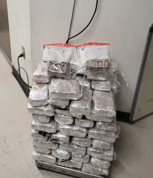 Ysleta port of entry 110-pound marijuana seizure.