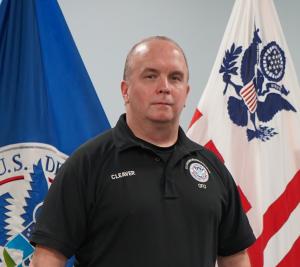 Supervisory CBP Officer William Cleaver, New York Field Office. Photo courtesy of William Cleaver