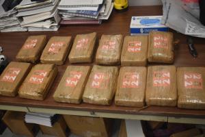 Packages of $1.6 million in mixed narcotics seized by CBP officers at Brownsville Port of Entry.