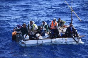 Eight Cubans were rescued off the Alabama coast.