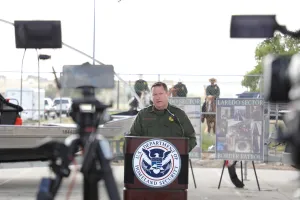 Carl Landrum, Chief Patrol Agent of Laredo Sector Border Patrol held a very important media briefing about the dangers of crossing the Border illegally.