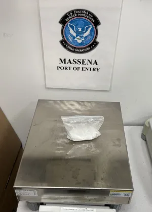 Powder cocaine discovered by CBP officers at the Massena, N.Y. Port of Entry.