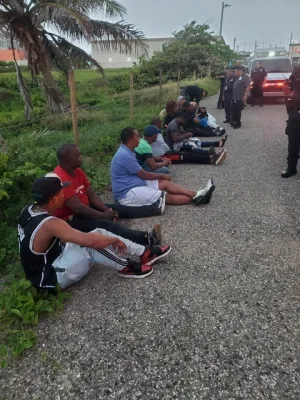 Apprehended MIgrants Hatillo