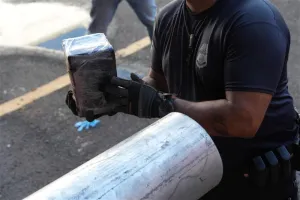 Cocaine inside cylinders