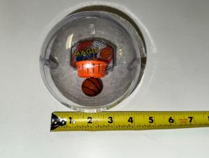 Children's toy seized at the Champlain, N.Y. Port of Entry for containing high levels of toxic material and possible laceration hazard.