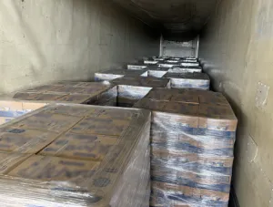 CBP seized 34,000 pounds of sweetened condensed milk after agriculture specialists uncovered an alleged fraudulent import attempt using a Zoosanitary certificate that was determined not to be issued by the Government of Mexico.