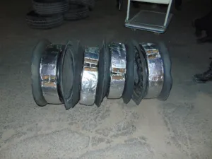 Narcotics hidden in vehicle tires.