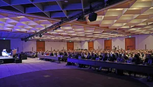 An image of the crowd at the 2023 Trade Facilitation and Cargo Security Summit in Boston. 