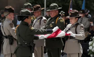 CBP Honor Guard at the 2024 CBP Valor Memorial and Wreath Laying Ceremony.