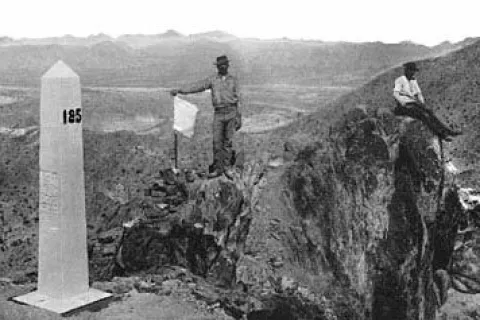 Century Old Obelisks Mark U.S. Mexico Boundary Line