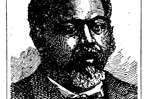 Robert Smalls' reappointment is announced in the Cleveland Gazette. 