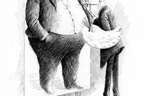 Caricature of a Caricaturist