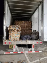 Narcotics found inside a trailer