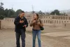 Photo of CBP adviser with the Peruvian Customs chief of staff at Pachacamac ruins