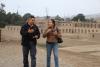 Photo of CBP adviser with the Peruvian Customs chief of staff at Pachacamac ruins