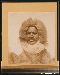 Matthew Henson pictured on an Arctic expedition.