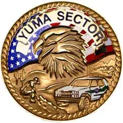 Back side image of Yuma Sector's Challenge Coin