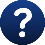 image of a question mark that links to frequently asked questions and answers
