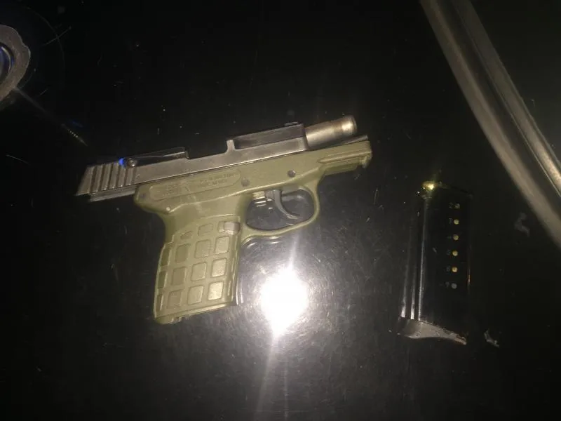 loaded 9 mm pistol reported stolen in Eloy, Arizona