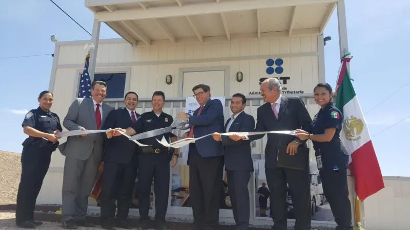 Representatives gathered in Laredo today to formally dedicate a processing building that will greatly help to facilitate CBP/SAT joint rail operations in Laredo.