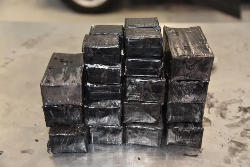Packages containing 11 pounds of heroin seized by CBP officers at Laredo Port of Entry