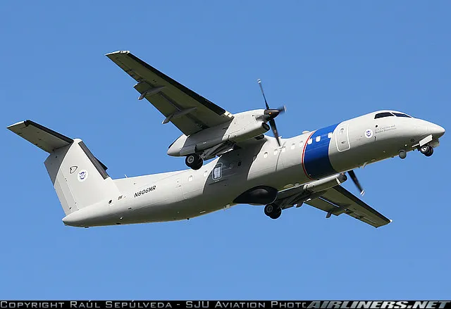 DHC-8 Marine Patrol Aircraft are used in Puerto Rico and the US Virgin Islands to detect smuggling incursions. 