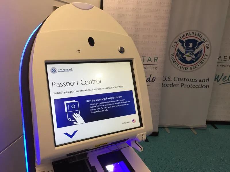 The new FIS has 14 APC and 2 Global Entry kiosks