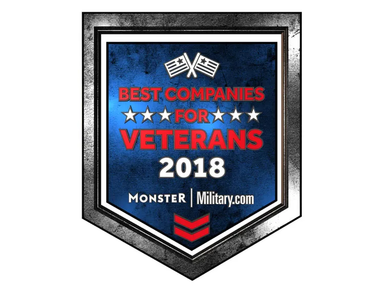 CBP was recognized as one of the Best Companies for Veterans in 2018 by Monster.