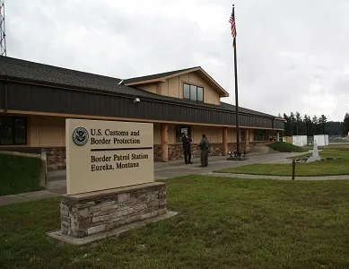 The Eureka, Montana, Border Patrol station