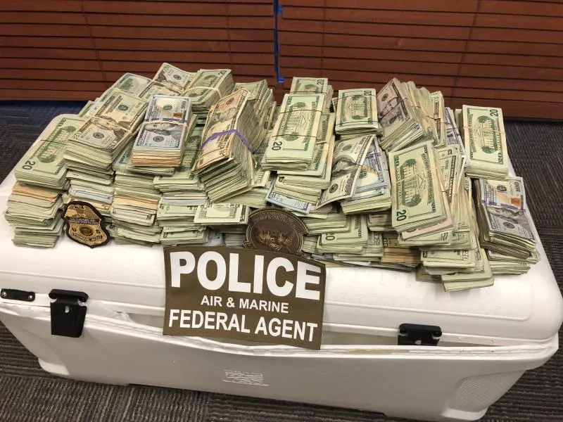 AMO and federal partners seized approximately $500,000 in undeclared currency
