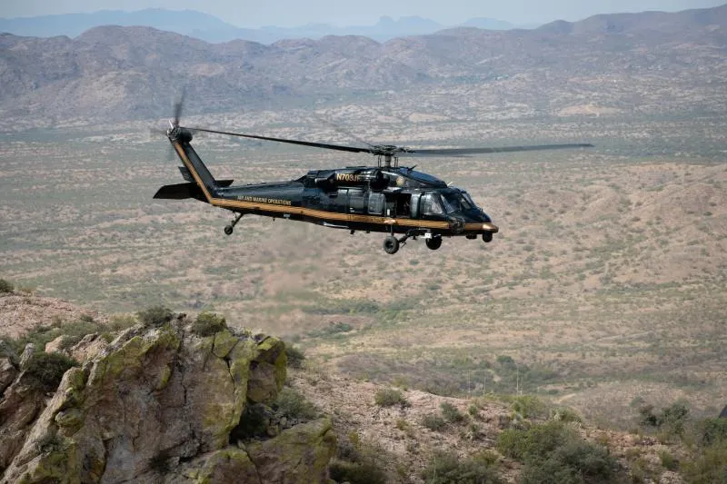 CBP Air * Marine Operations Black Hawk near Tucson, AZ