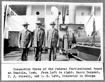 Inspection force of the Federal Horticultural Board at Seattle, Wash.