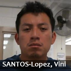 Vini Santos-Lopez, cinvicted felon arrested in Yuma Dec. 4. 