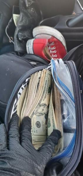 Border Patrol agents seize methamphetamine and cash at the Highway 86 checkpoint.