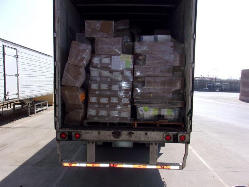 U.S. Customs and Border Protection officers at the Otay Mesa commercial facility Friday seized more than 3,100 pounds of methamphetamine, fentanyl powder, fentanyl pills and heroin as part of the second largest methamphetamine bust along the southwest border 