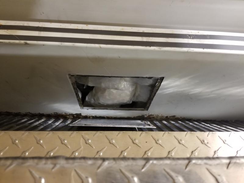 U.S. Border Patrol agents at checkpoint seize 31.53 pounds of methamphetamine.
