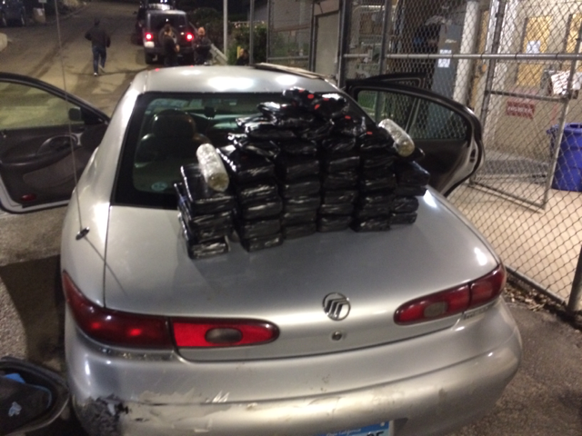 U.S. Border Patrol agents seized a variety of narcotics from a vehicle