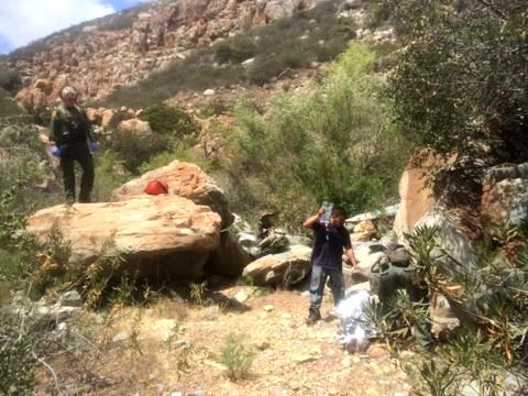 USBP BORSTAR agents responded to a call for help when a woman in Copper Canyon fell and hit her head