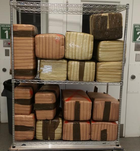 Border Patrol agents in Wellton, Ariz. seized 430 pounds of marijuana on Feb. 4